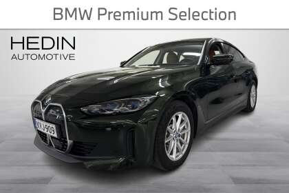 BMW I4 eDrive40 Charged // Ajoavustimet / Laser ajovalot / Kamera / Sanremo Green / 1 Omistaja / 19tkm - KVJ-909