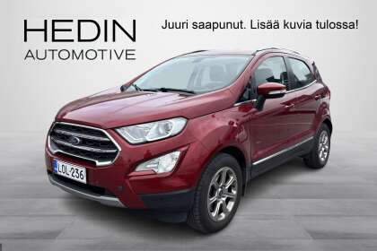 Ford ECOSPORT 1,0 EcoBoost 125hv A6 Titanium // Lämmitettävä tuulilasi / Lämmitettävä ohjauspyörä / Apple CarPlay - LOL-236