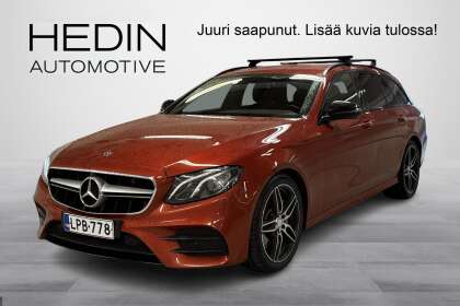 Mercedes-Benz E 220d T A Premium Business AMG // Hyacinth Red / Peruutuskamera / Sähköinen takakontti // - LPB-778