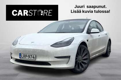 Tesla Model 3 Performance // Autopilot / Ryzen / Adapt. vakkari / Ratinlämmitin / Akuston esilämmitys // - LRP-974