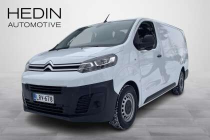 Citroen Jumpy BlueHDi 145 XL // Alv 25,5% / Juuri huollettu/ Webasto/ Vakionopeussäädin  / Koukku - LRV-678