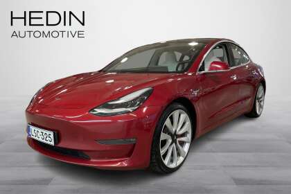 Tesla Model 3 Performance Dual Motor AWD // Valkoinen-verhoilu / ACC / Lasikatto / 2xRenkaat+vanteet //** - LSC-325