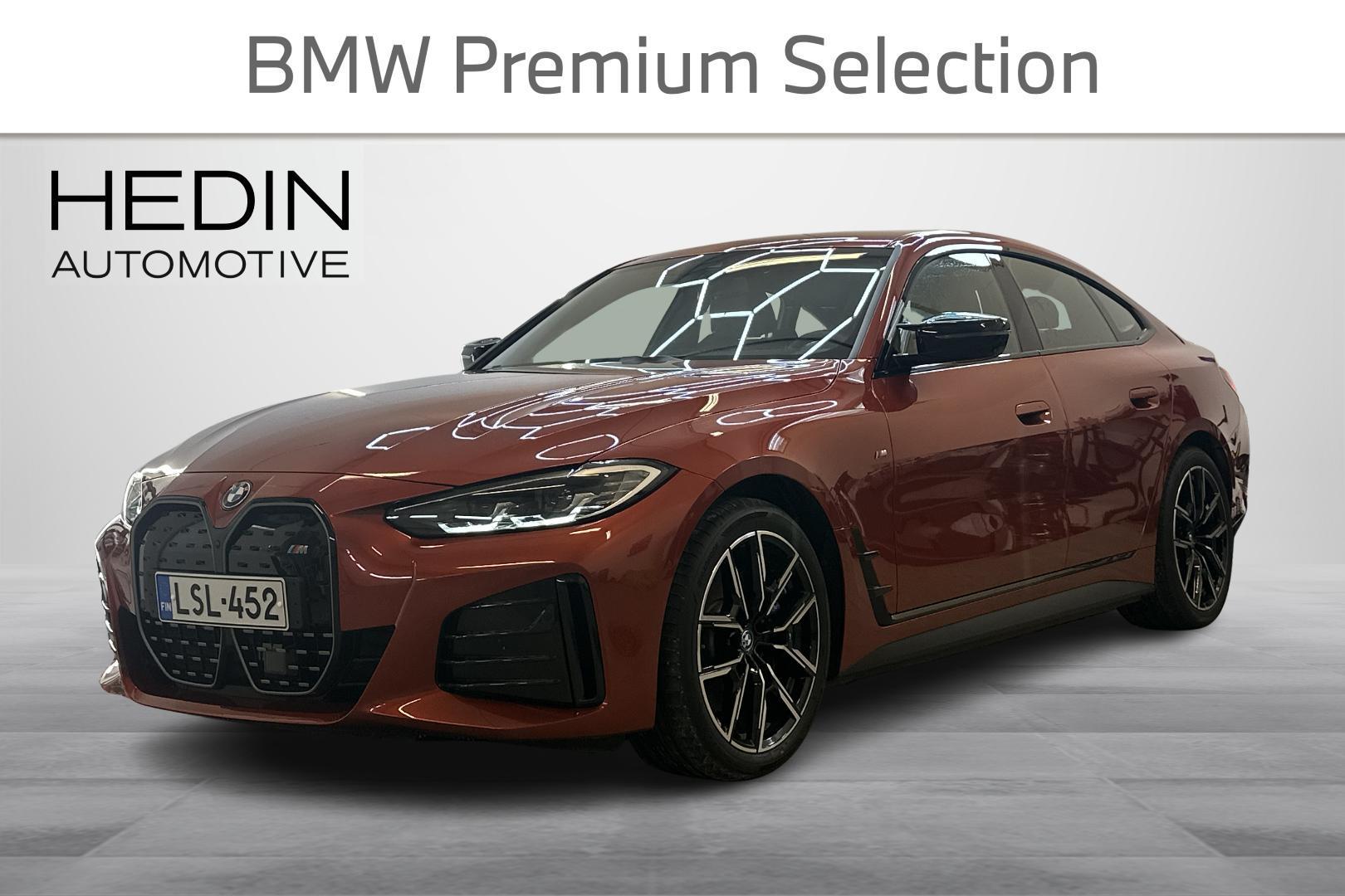 BMW i4 M50 400kW// Suomiauto/ Driving assistant & ACC/ Koukku/ Comfort access/ H&K/ 360/ Muistipenkit