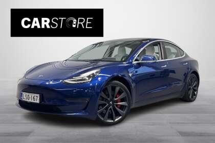 Tesla Model 3 Performance Dual Motor AWD // Juuri katsastettu! / Panoraama / Premium Sound / Autopilot // - LSO-167