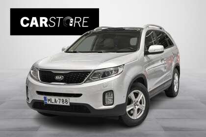 Kia SORENTO 2,2 CRDi AWD TX A/T 5P // 1. om Suomiauto / Vetokoukku / Kamera / Ilmast. nahat / Panorama / Vakkari - MLA-788