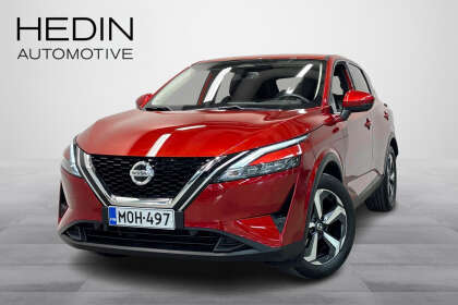 Nissan QASHQAI MHEV 158 Xtronic 2WD N-Connecta 7" TFT // 1 om. Suomi-auto / 360-kam / Merkkihuollettu / Sunset red - MOH-497