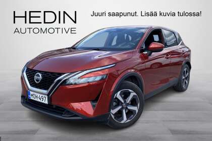Nissan QASHQAI MHEV 158 Xtronic 2WD N-Connecta 7" TFT // 1 om. Suomi-auto / 360-kam / Merkkihuollettu / Sunset red - MOH-497