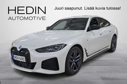 BMW i4 M50 M50 Super Charged//Istuin-tuuletus/ Ajoavustimet/ H&K/ Kattoluukku/ Koukku/ Laser/ HUD/ Nahka Dash - MOV-490