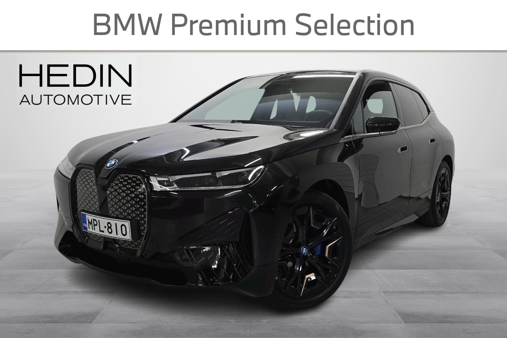 BMW IX xDrive40 Fully Charged Edition // Sport/ Ajoavustimet/ Sky Lounge/ H&K/ Koukku/ Soft Close/ 360