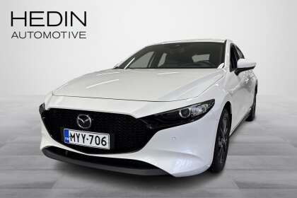 Mazda 3 Hatchback 2,0 (180hv) M Hybrid Skyactiv-X AWD Elegance MT Black / Nahkat / Bose / ACC / HUD / - MYY-706