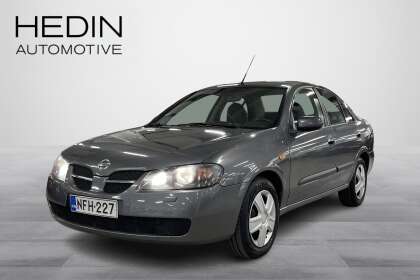 Nissan ALMERA 1,8 Acenta 4-ov. // 1-Omistaja / Huippusiisti / Aut. Ilmastointi / 5-tuuman näyttö / 2xRenkaat - NFH-227