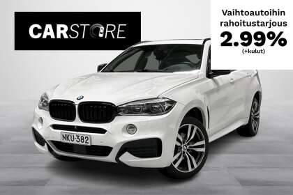 BMW X6 F16 xDrive30d M sport // H&K / HUD / ACC / 360° Kamera / Muistipenkki / Webasto / Koukku // - NKU-382
