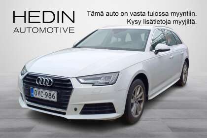 Audi A4 Avant Business 2,0 TFSI 140 kW S tronic// Katsastettu 7.7.2025/Moottorinlämmitin sisäpistokkeella// - OVC-986