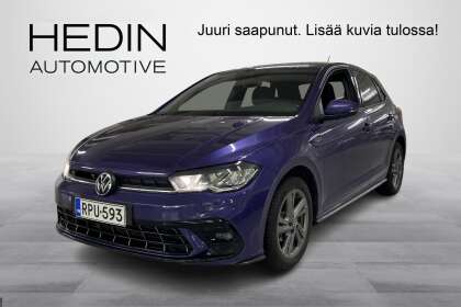 Volkswagen POLO R-Line 1,0 TSI 70 kW DSG // 1-Omistaja/ Suomiauto/ ACC/ LED/ Tutkat/ Erikoisväri - RPU-593