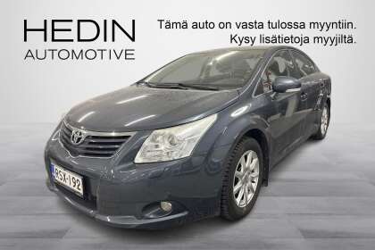 Toyota AVENSIS 1,8 Valvematic Sol Edition 4ov // 1-omist. / Vetokoukku /  Lohkolämmitin + sisähaara // - RSX-192