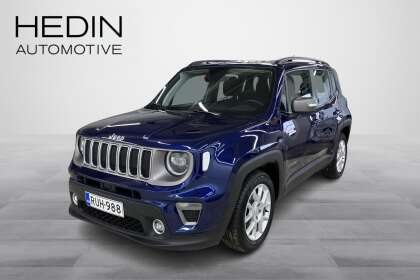 Jeep Renegade 1,3 150hv T4 DCT FWD Limited Plus // Mukautuva Cruise / Kamera / Keyless Go / LED-valot - RUH-988