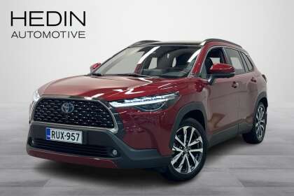 Toyota Corolla Cross 2.0 Hybrid AWD-i Premium // 1.om / Panoraama / ACC / Koukku / 360-kamera / Navigointi / Carplay // - RUX-957