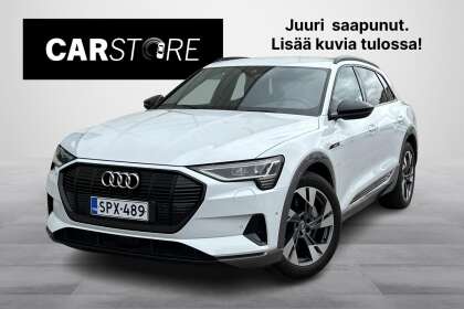 Audi E-TRON Advanced 55 quattro // Adapt. vakkari / B&O 3D / Muistipenkki / Keyless / Kamera / Nahkaverhoilu / - SPX-489