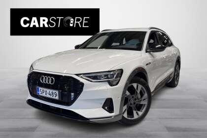 Audi E-TRON Advanced 55 quattro // Adapt. vakkari / B&O 3D / Muistipenkki / Keyless / Kamera / Nahkaverhoilu / - SPX-489