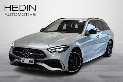 Mercedes-Benz C 300 e T A Business AMG // Distronic+ / Kamera / LED / Tutkat / Carplay / Ambient / Night-paketti // - SZL-186