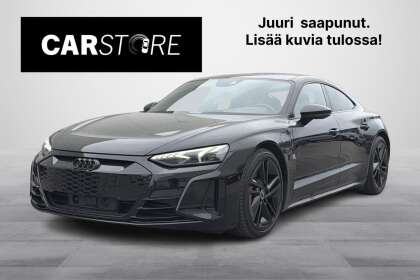 Audi E-TRON GT 60 quattro *Huippuvarusteltu mustanpuhuva yksilö* - TA-004283