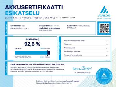 Tesla Model 3 Performance // Lasikatto / Nahkasisusta / Adapt. vakkari / Premium Audio / Lämpöpumppu / 2x alut! - TA-844467