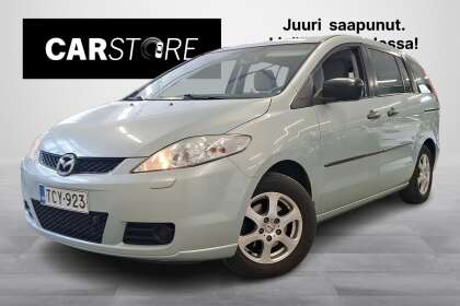 Mazda 5 MPV 1,8 Classic5 5MT 5d H01 // Vähän ajettu 1-om Suomi-auto / Lohko ja sisäpistoke / Ilmastointi / - TCY-923