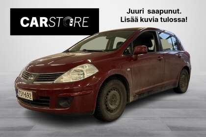 Nissan TIIDA 1,8 Visia 6MT 5-ov. / Suomi-auto / Vetokoukku / Moottorinlämmitin +sisä / - TSY-692