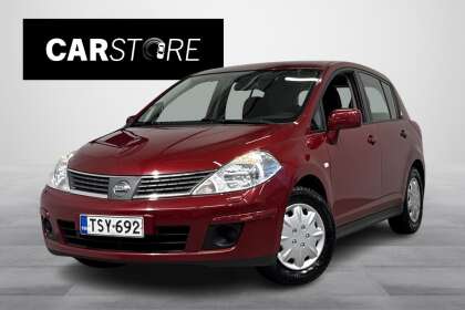 Nissan TIIDA 1,8 Visia 6MT 5-ov. / Suomi-auto / Vetokoukku / Moottorinlämmitin +sisä / - TSY-692