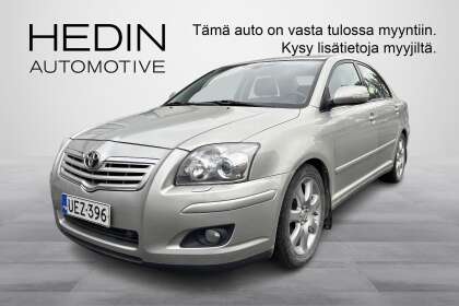 Toyota AVENSIS 2,0 VVT-i Luxury Elegant 4ov // Vetokoukku / 2xrenkaat aluvanteilla / Lohko+sisäpistoke / Vakkari - UEZ-396