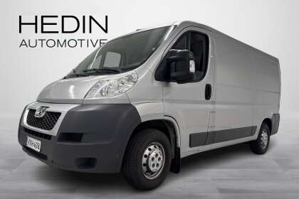 Peugeot BOXER 335 L2H1 HDi 110 FAP Silver//Tämä auto myydään Huutokaupat.com!/Ilmastointi/Vetokoukku/ - VXH-408