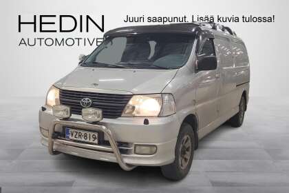 Toyota HIACE 2,5 D-4D 117 5ov pitkä 4WD         * Suosittu 4 veto pitkä 5-ovinen Hiace * - VZR-819