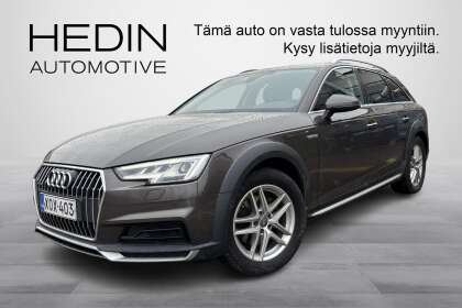 Audi A4 ALLROAD QUATTRO Business Comfort Edition 2.0 TDI 120kW quattro S tronic // Matrix LED / Webasto / Vetokoukku / / - XOX-403