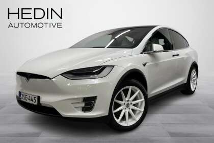 Tesla Model X Long Range AWD // Suomiauto/ Ilmajouset/ Panorama/ 6-paikkainen/ Premium äänentoisto - XSE-443