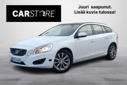 Volvo V60 T3 Kinetic // Vähän ajettu! / Vetokoukku / Vakionopeudensäädin / Lohkolämmitin / Autom. Ilmastointi - XSY-423