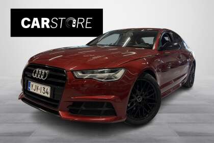 Audi A6 Sedan S line Business Sport 2,0 TDI quattro // Matador Red / Webasto / Vetokoukku / Kamera // - YJV-134