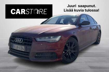 Audi A6 Sedan S line Business Sport 2,0 TDI quattro // Matador Red / Webasto / Vetokoukku / Kamera // - YJV-134