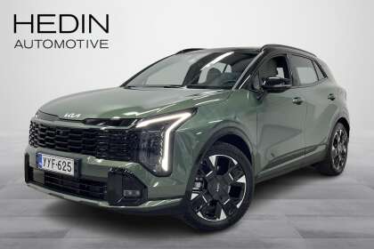 Kia SPORTAGE 1,6 T-GDI AWD Hybrid GT-Line AT 239hv Musta katto Panorama - YYF-625