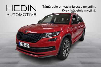 Škoda Kodiaq 2,0 TSI 4x4 SportLine DSG Autom. // 7-paikkainen / Koukku / Webasto / Navi / ACC / Panoraama - ZMT-312